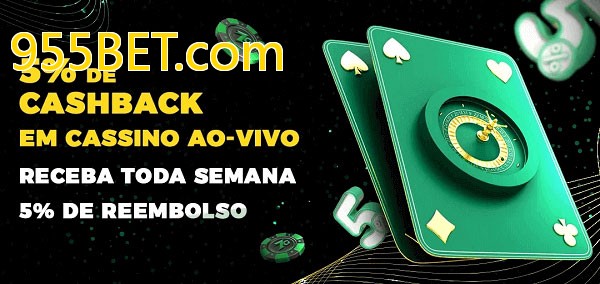 Promoções do cassino ao Vivo 955BET.com